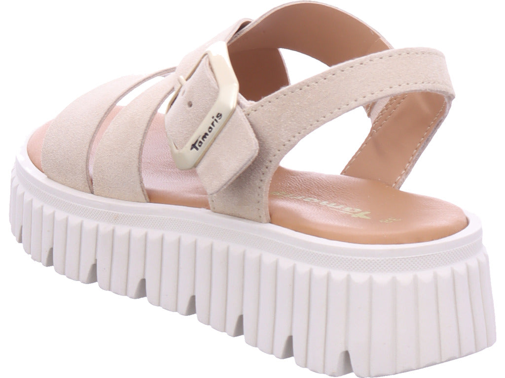 Tamaris Damen Sandalette  in beige