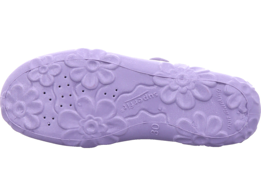 Dívčí pantofle Legero, textilní pantofle, Bonny ve fialové barvě