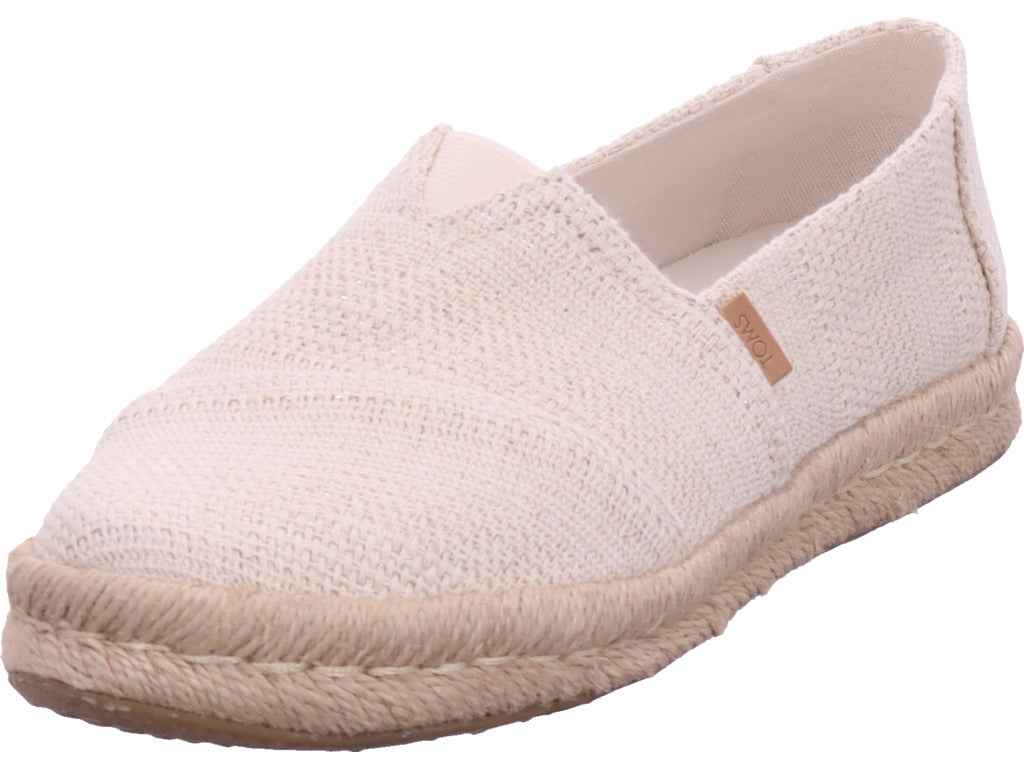 TOMS Damen Slipper Alpargata Rope 2.0 in beige