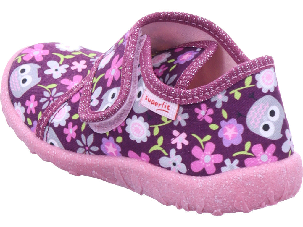 Superfit Mädchen  Hausschuh Textil \ Spotty in lila