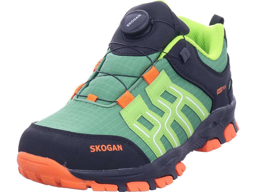Skogan boys' hiking boots in green