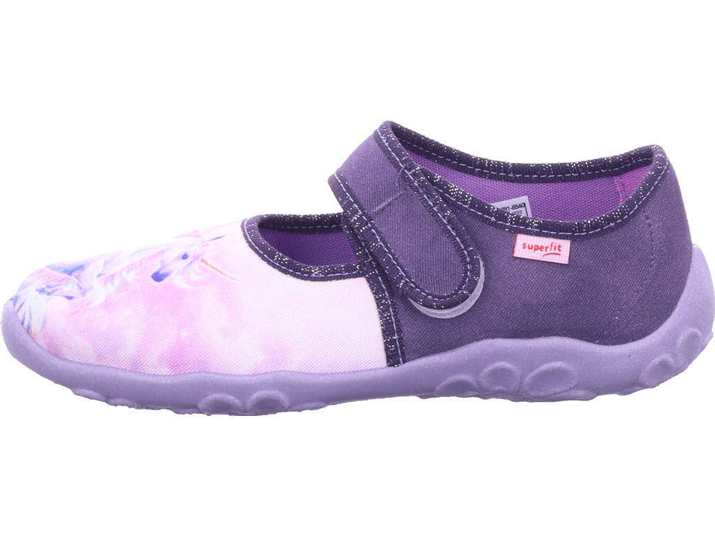 Superfit Mädchen Hausschuh Hausschuh Textil \ Bonny in lila