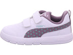 Puma Mädchen  Courtflex V3 Dotty V in weiß