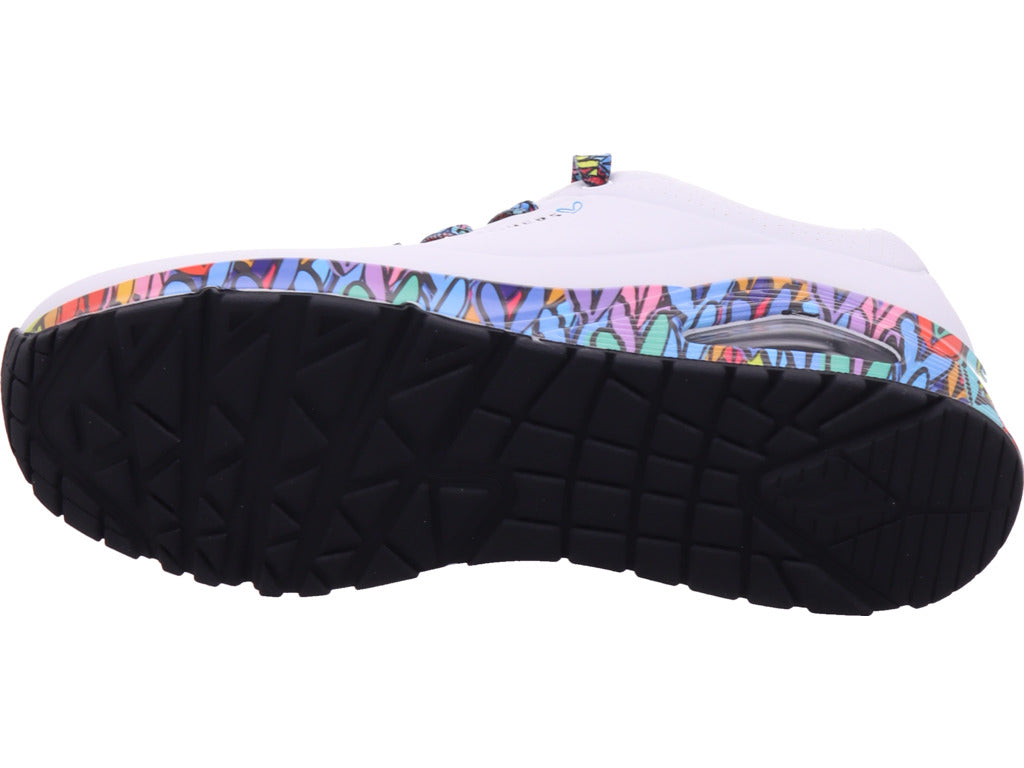 SKECHERS Damen Sneaker Uno Ravaged Love in frei
