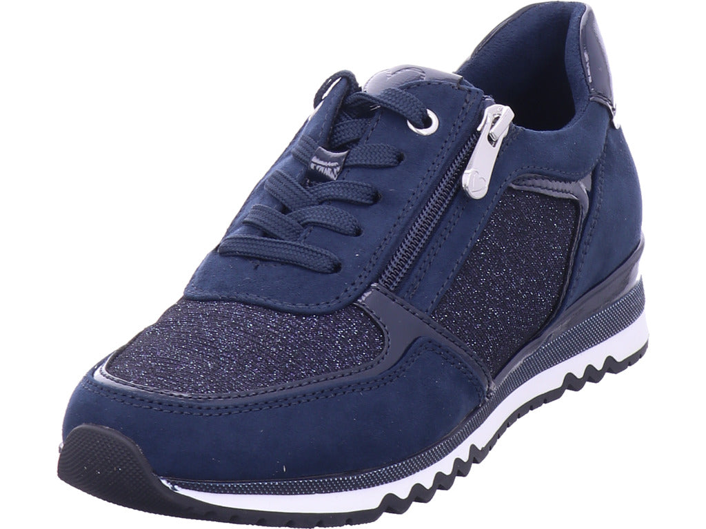 Marco Tozzi women's sneakers women lace-up in blue