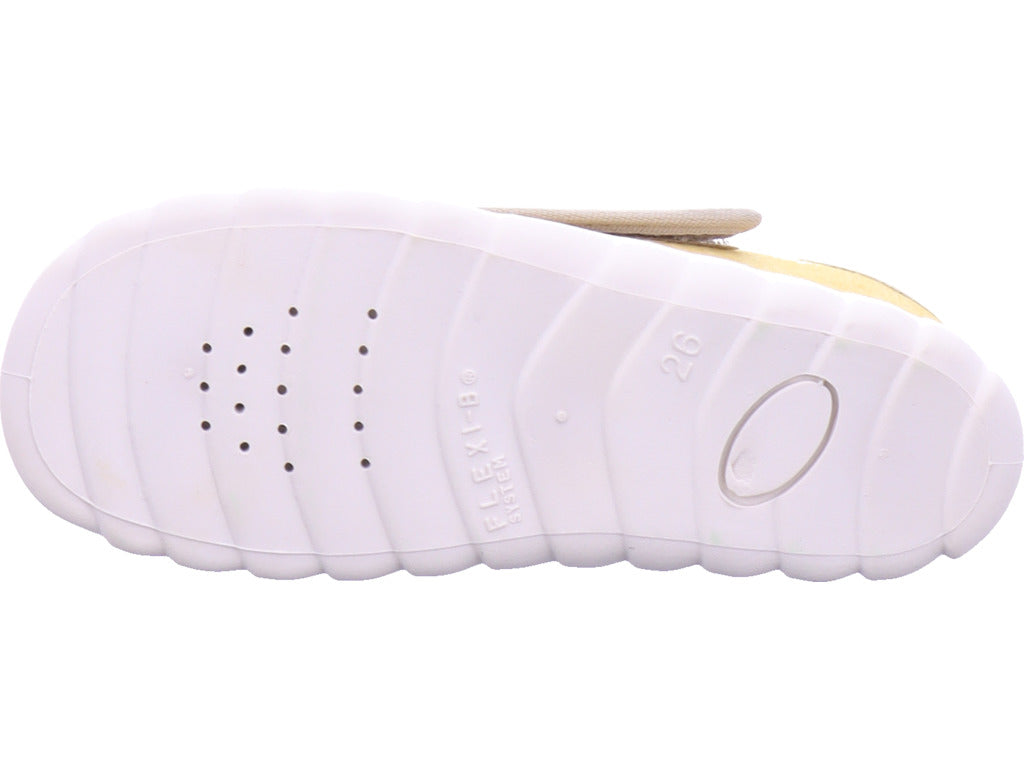 fischer Jungen Hausschuh Löwe in gelb