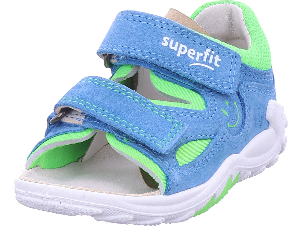 Legero boys' leather sandal \ Flow in blue