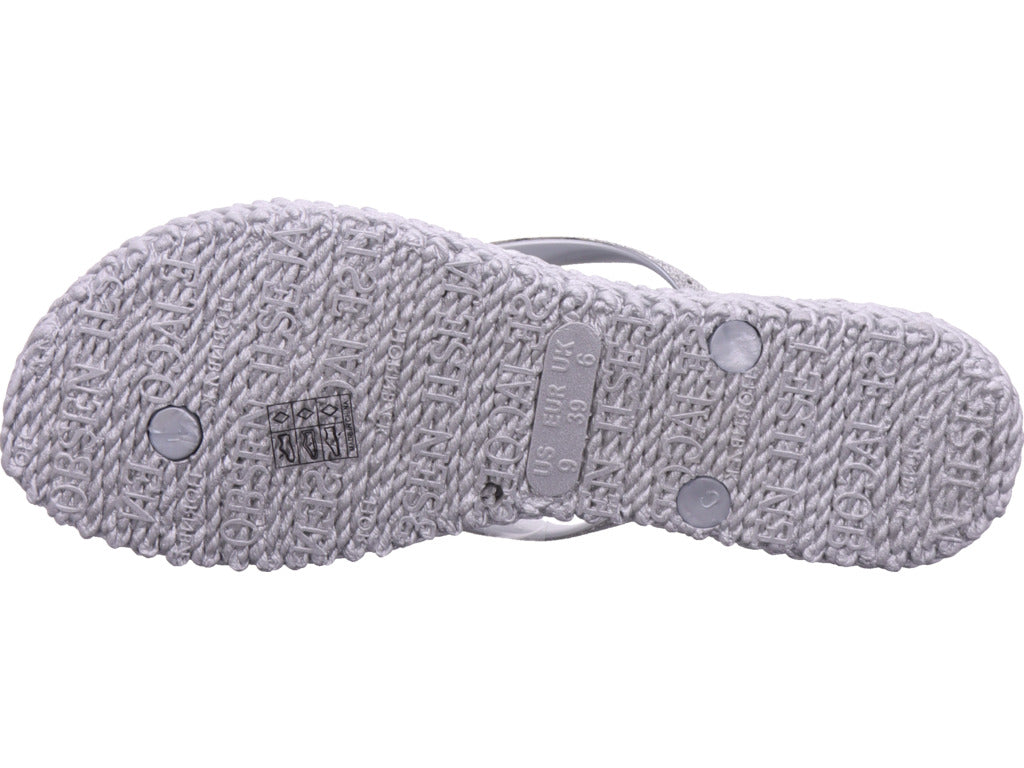 Ilse Jacobsen Damen Pantolette  in silber