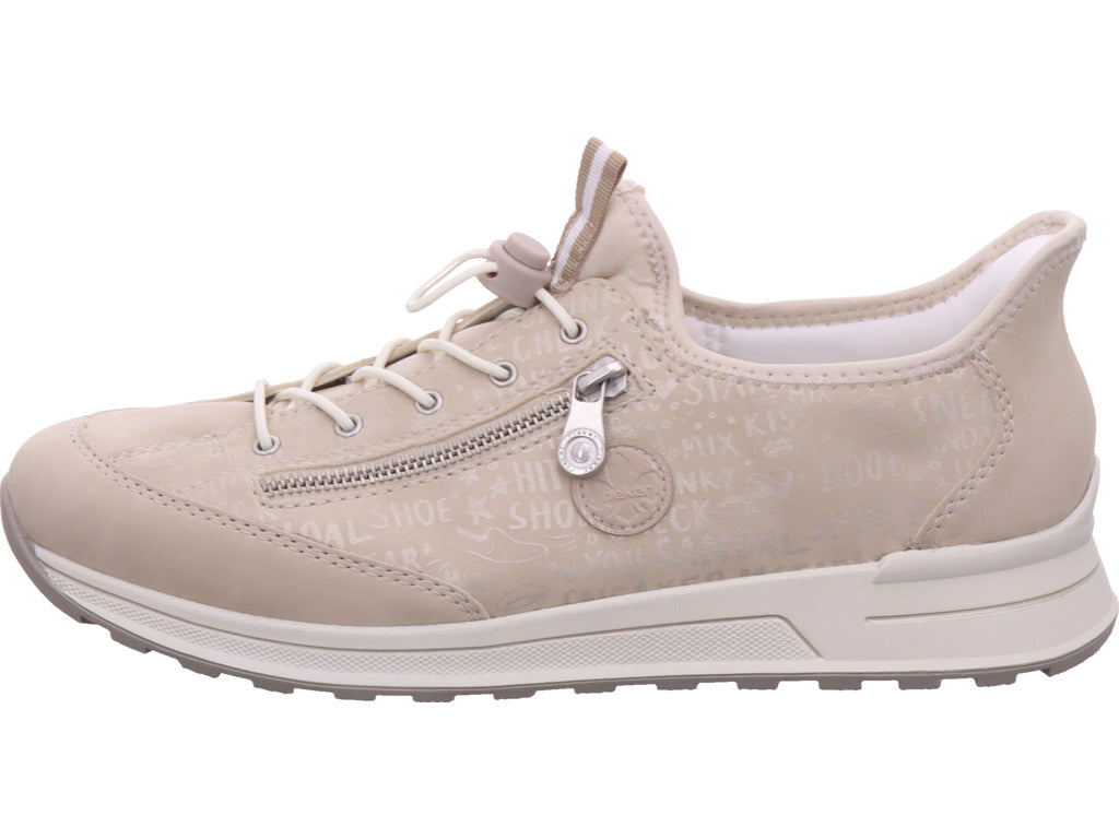 Rieker Damen Sneaker Fsk Damen Halbschuhe in beige