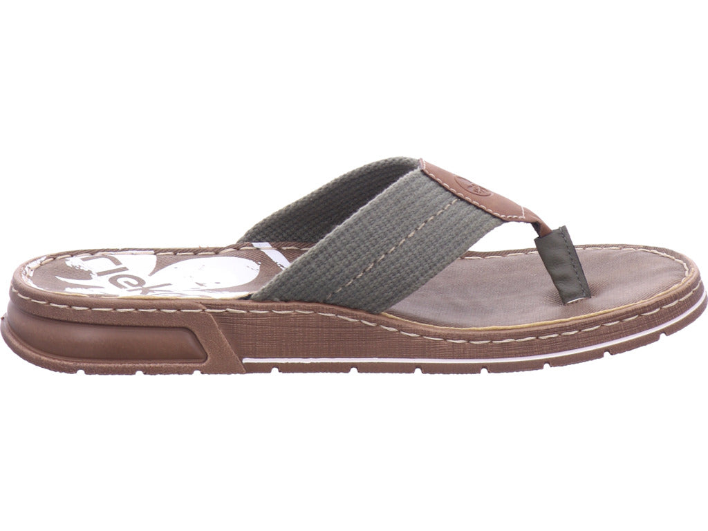 Rieker Herren Pantolette Fsk Herren Sandalen in grün