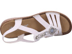 Rieker Damen Sandalette Fsk Damen Sandalen in weiß