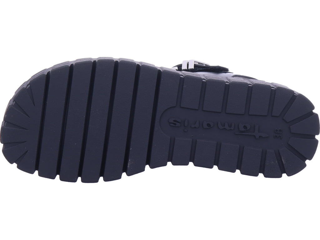 Tamaris Damen Sandalette  in schwarz