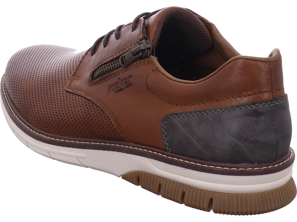 Pánské nízké boty Rieker v hnědé barvě