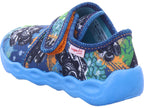 Superfit Jungen  Hausschuh Textil \ Bubble in blau