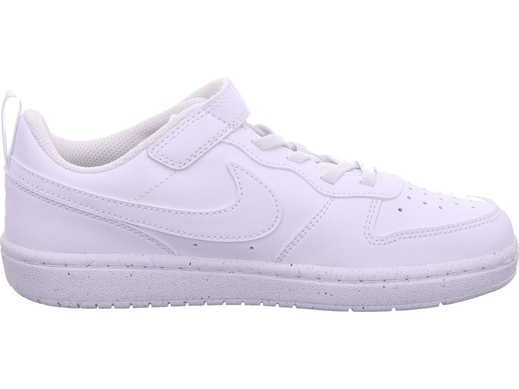 Nike Jungen Halbschuh Court Borough Low Recraft in weiß