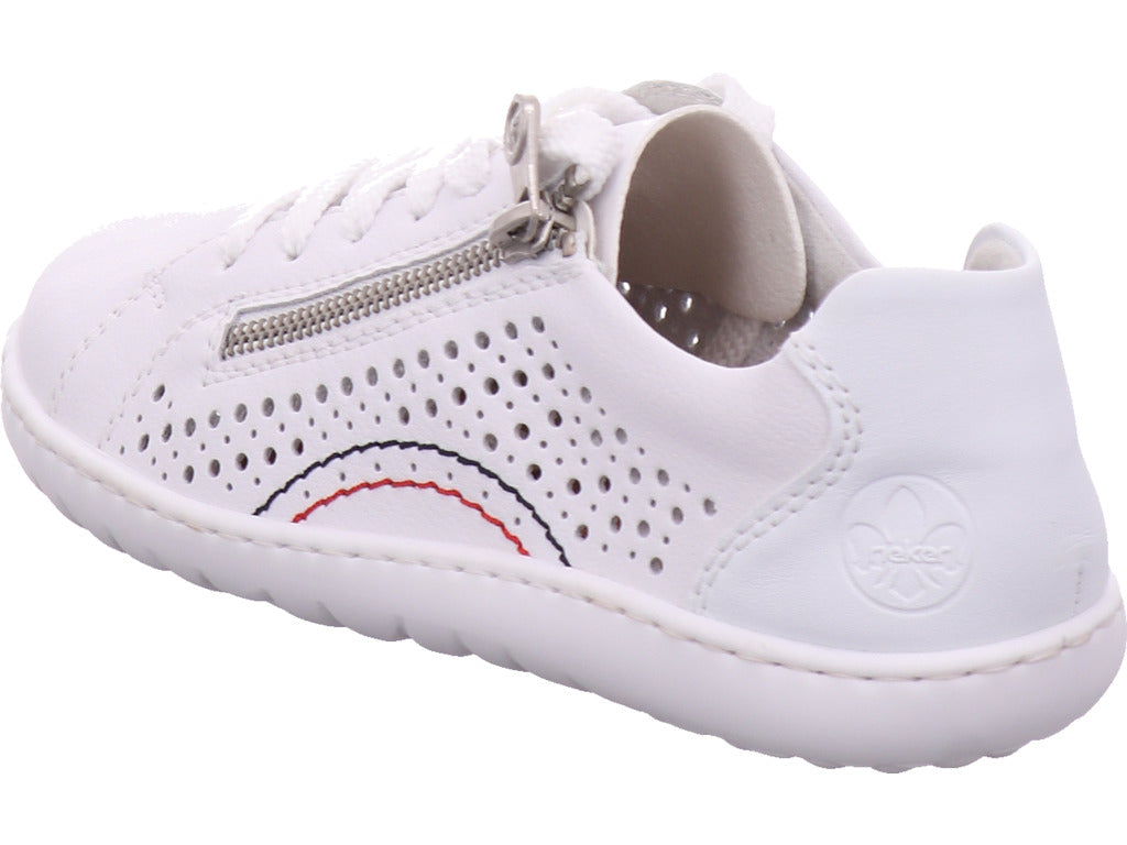 Rieker Damen Sneaker Fsk Damen Halbschuhe in weiß
