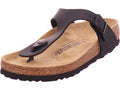 Birkenstock Damen Pantolette Gizeh Bf Schwarz in schwarz