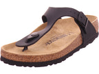 Birkenstock Damen Pantolette Gizeh Bf Schwarz in schwarz