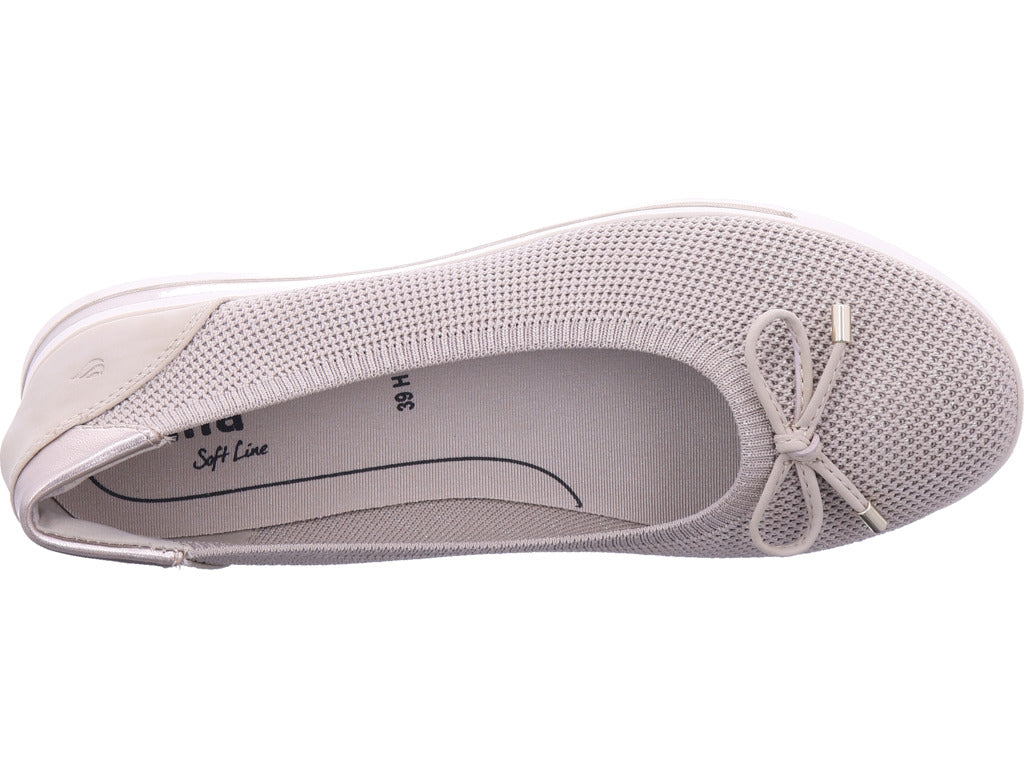 Jana Damen Ballerina  in beige