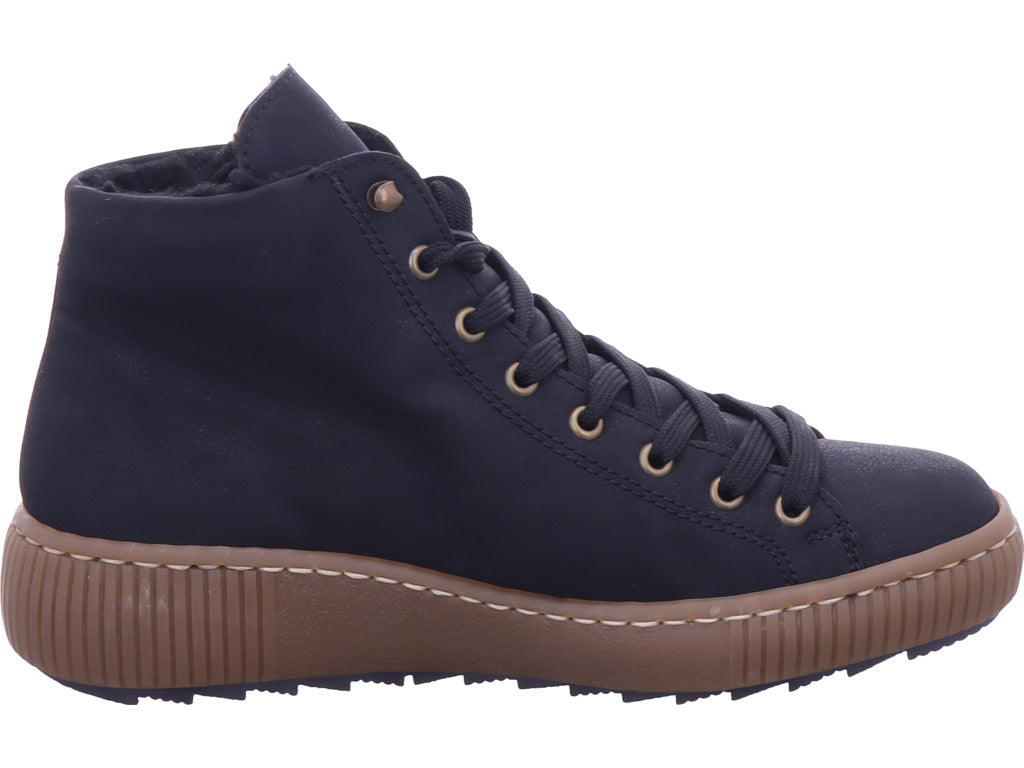 Rieker Damen Winterstiefel Hwk Damen Stiefel in schwarz