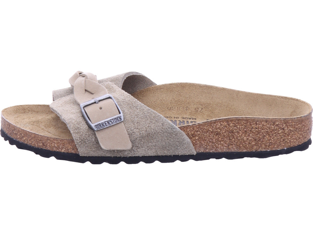Birkenstock women's Oita Braided Suede in brown