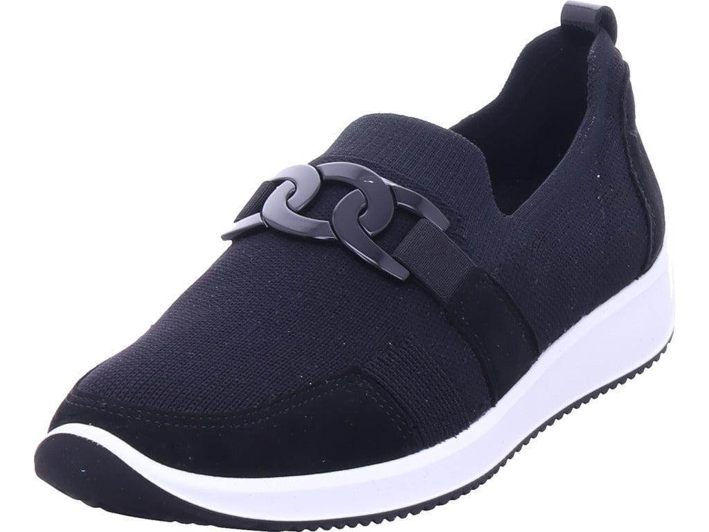 ara Damen Ballerina Lissabon in schwarz