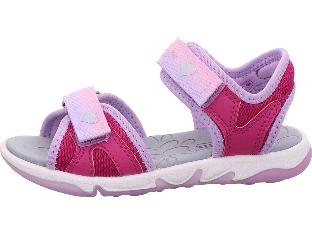 Superfit Mädchen Sandalette Pebbles in rot