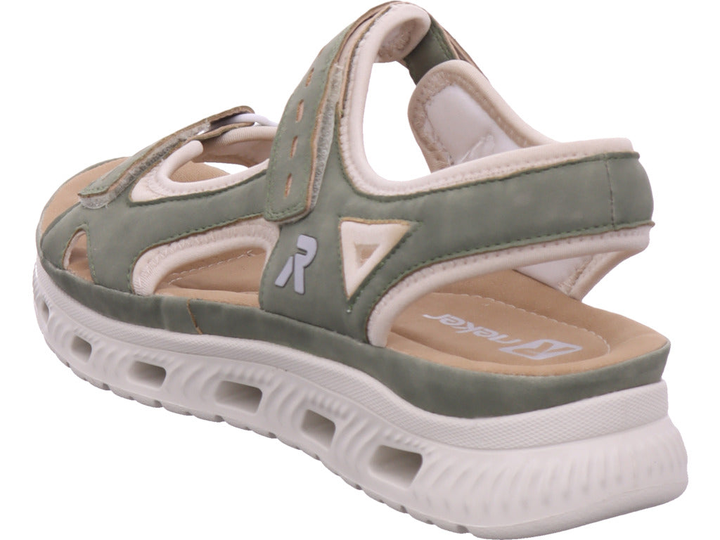 Rieker Damen  Fsk Damen Sandalen in grün