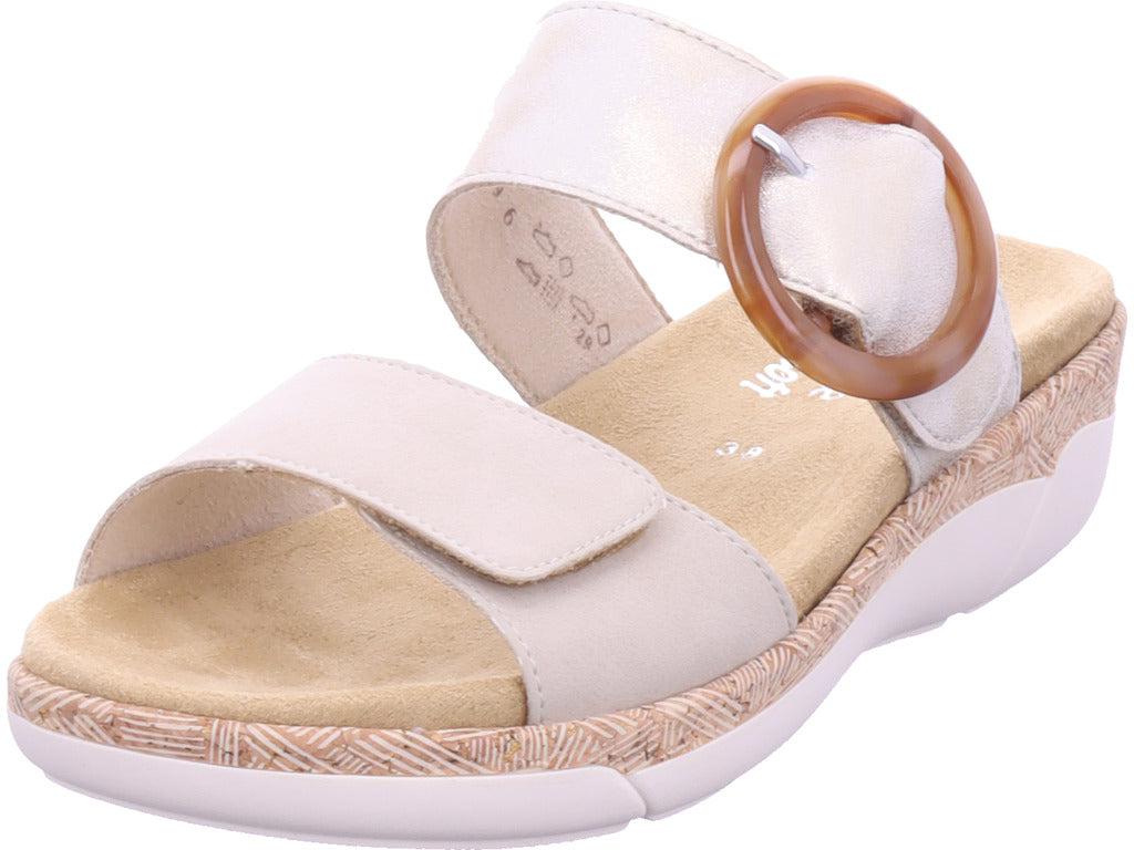 Remonte Damen Pantolette Remonte Sandale in beige