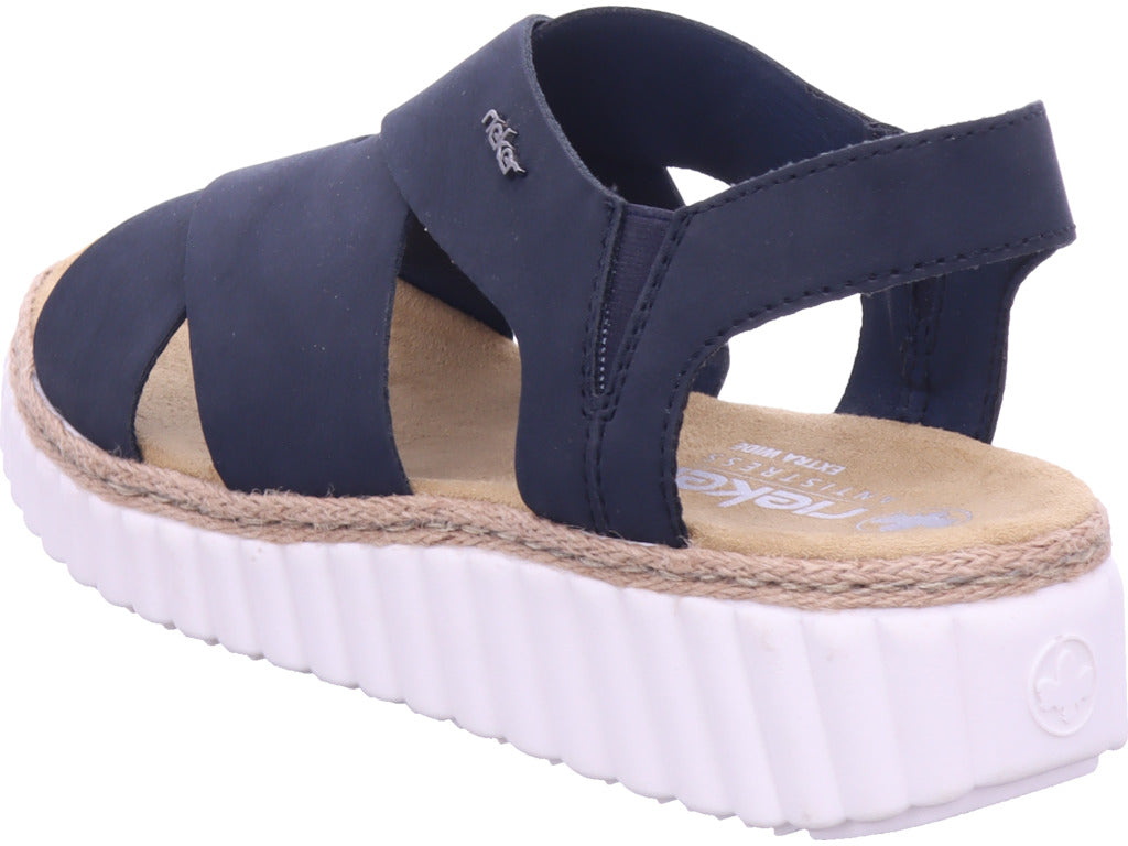 Rieker Damen  Fsk Damen Sandalen in blau