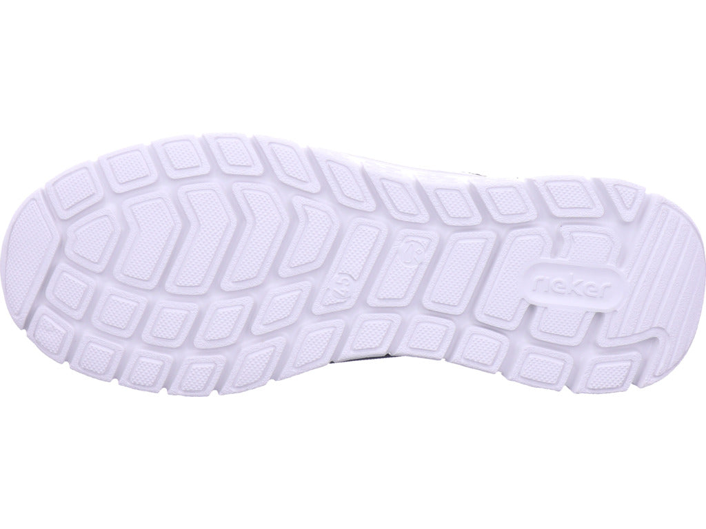 Rieker Herren Slipper Fsk Herren Halbschuhe in blau