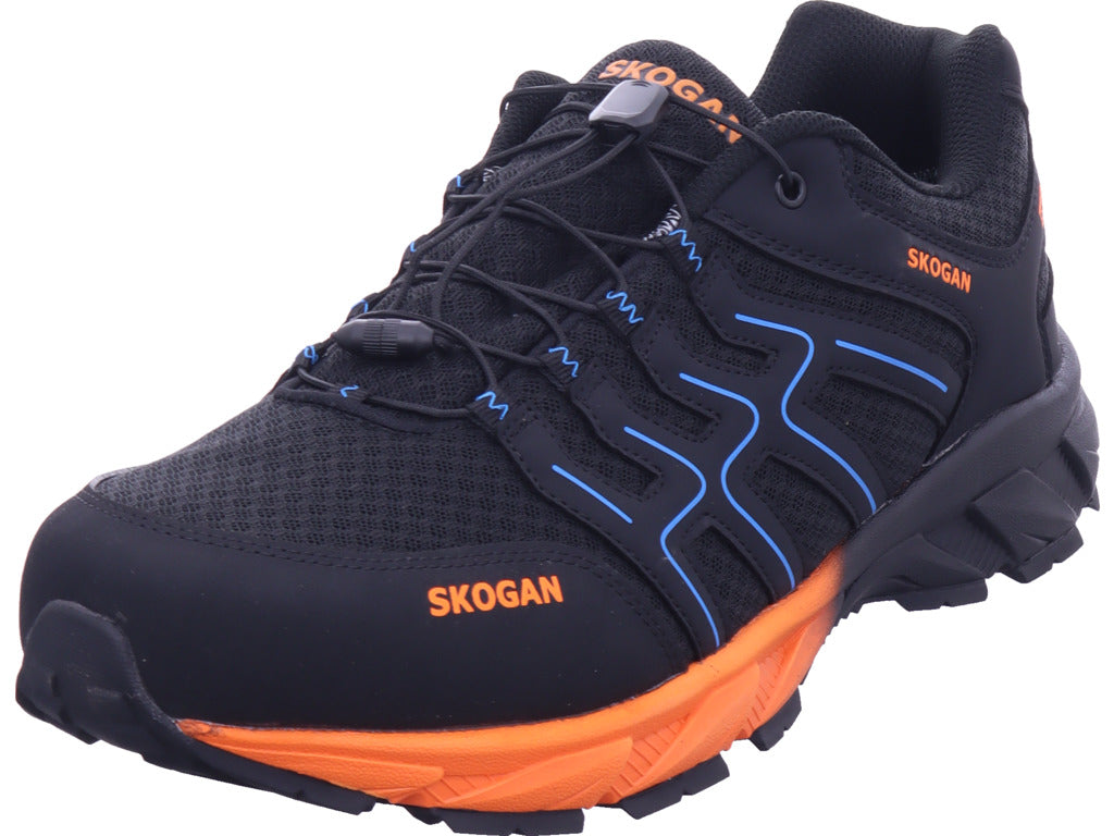 Pánské turistické boty Skogan v černé barvě
