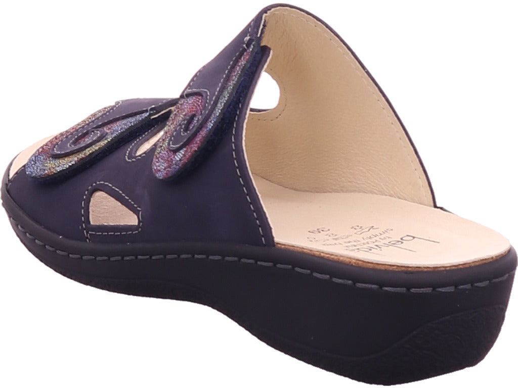 Belvida Damen Pantolette  in blau