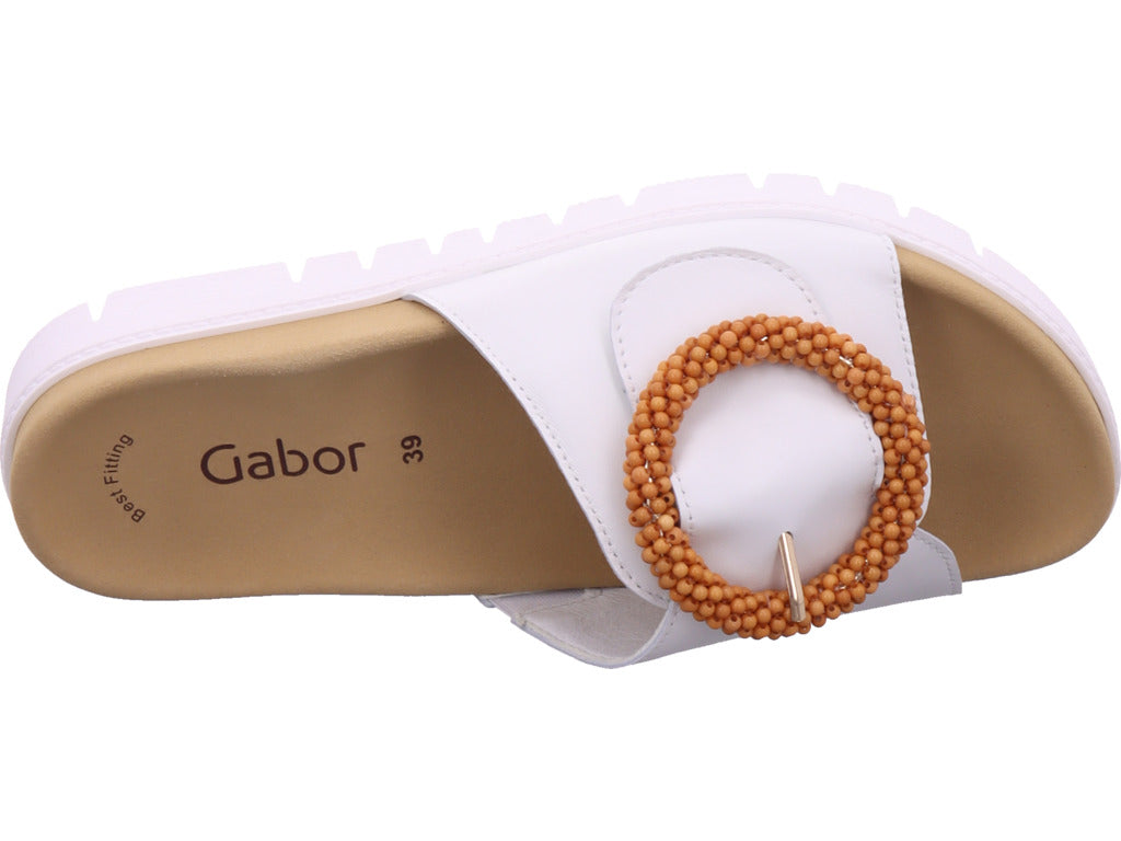 Gabor Damen Pantolette  in weiß