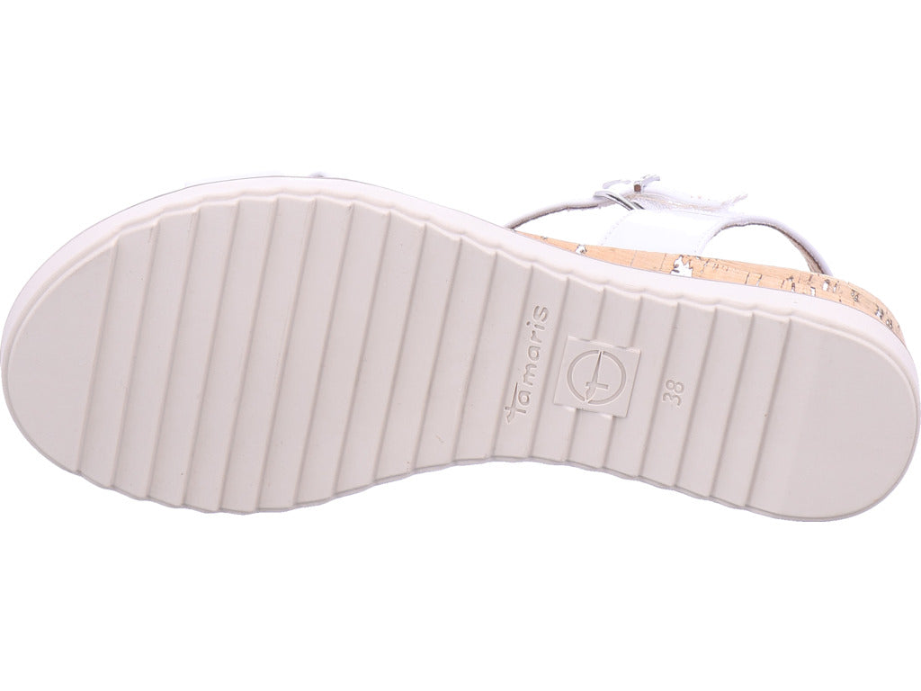 Tamaris Damen Pantolette  in weiß