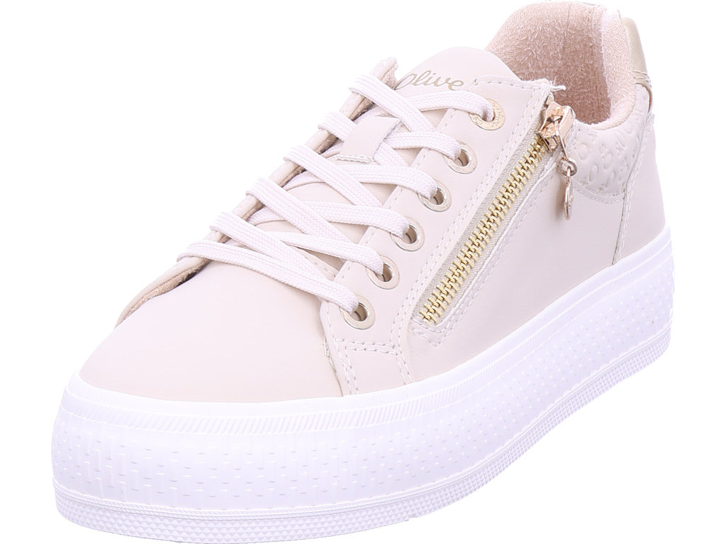 s.Oliver Damen Sneaker  in beige