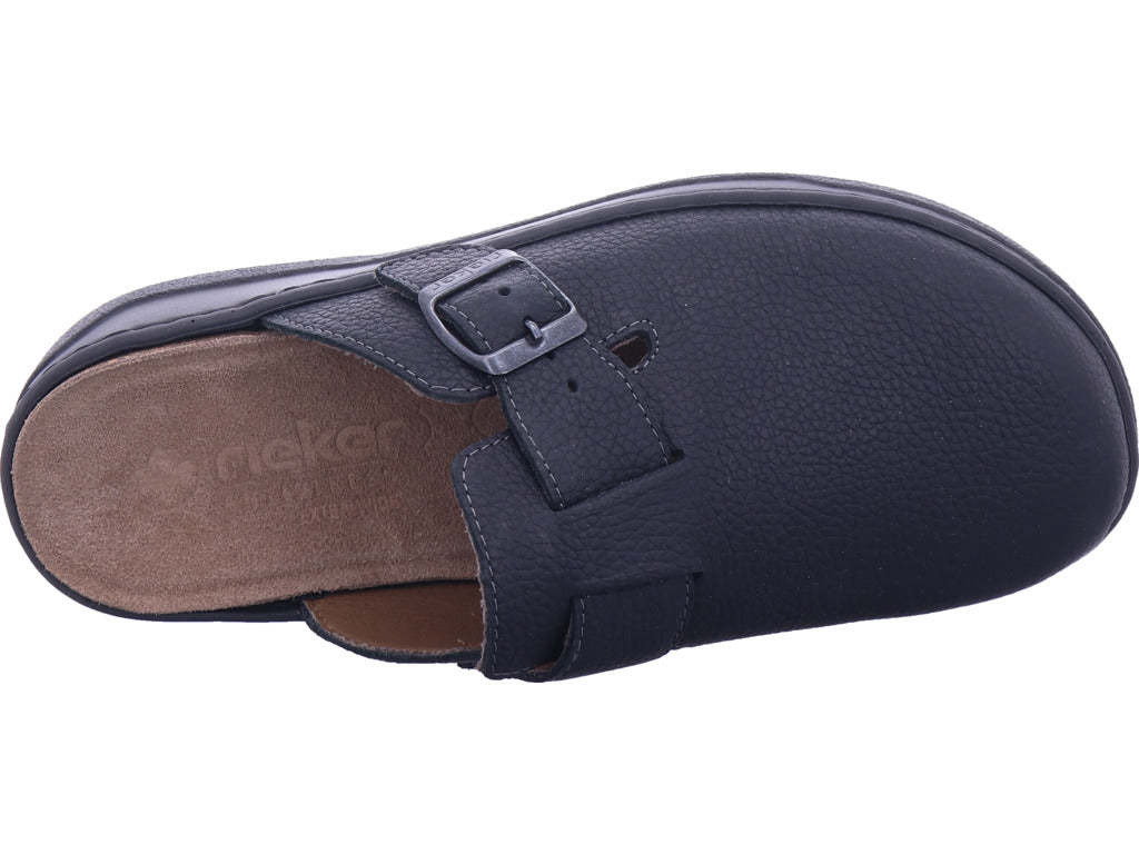 Rieker Herren Sabot Fsk Herren Sandalen in schwarz