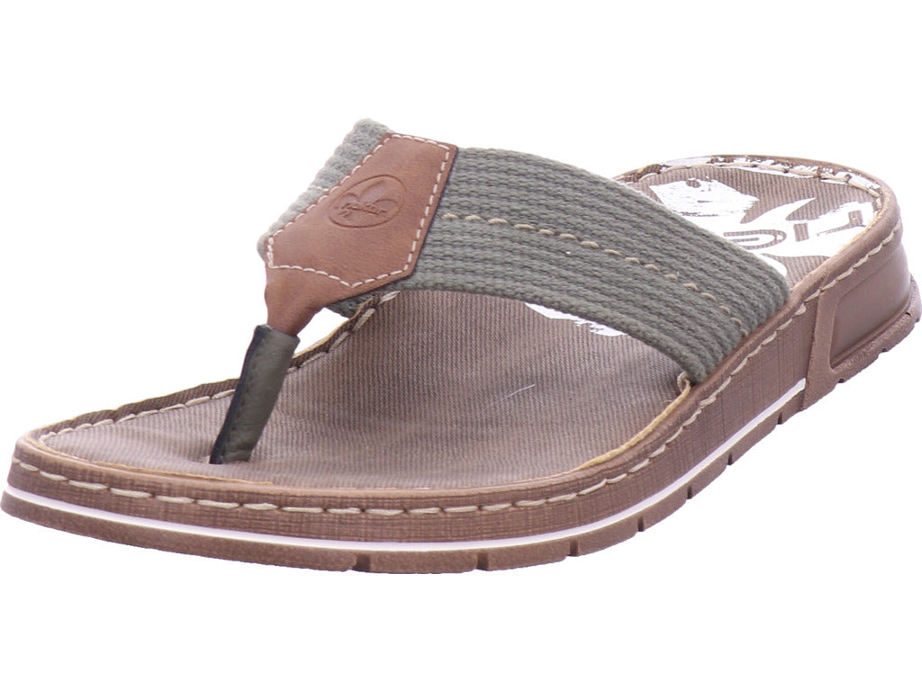 Rieker Herren Pantolette Fsk Herren Sandalen in grün