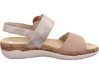 Remonte Damen Sandalette Remonte Sandale in beige