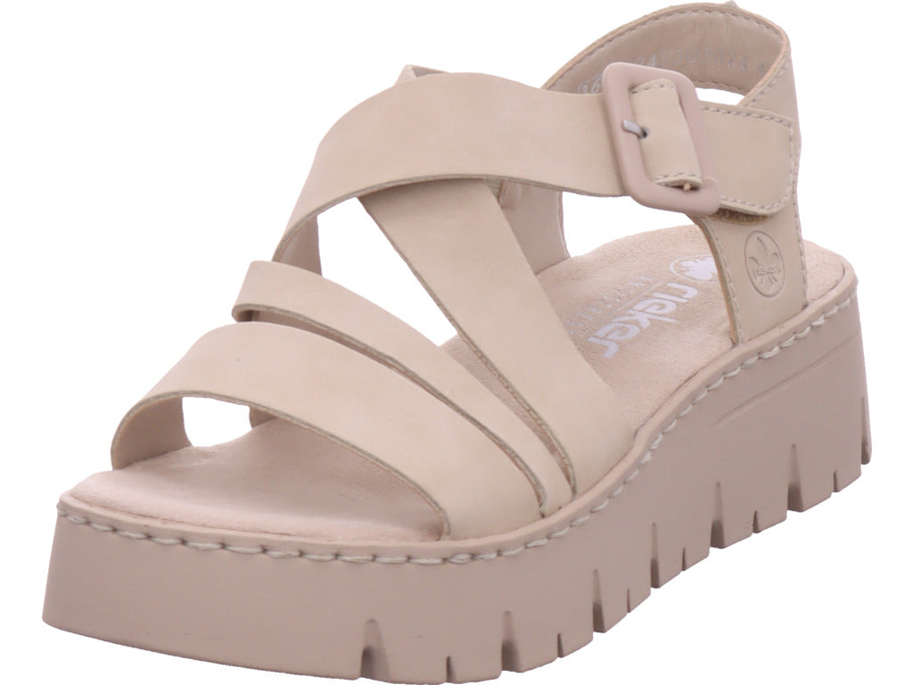 Rieker Damen  Fsk Damen Sandalen in beige