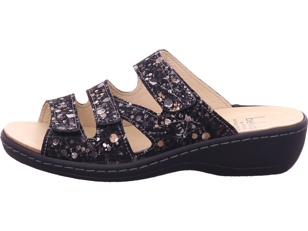 Belvida Damen Pantolette  in schwarz