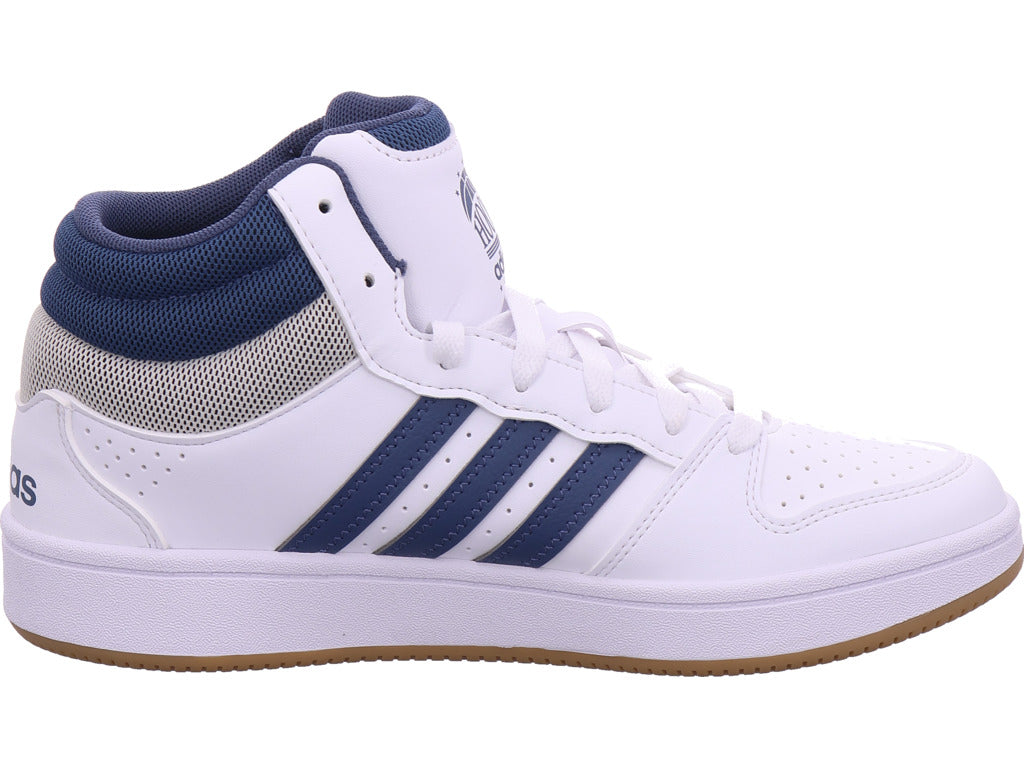 Adidas Jungen Sneaker Hoops Mid Classic J in weiß