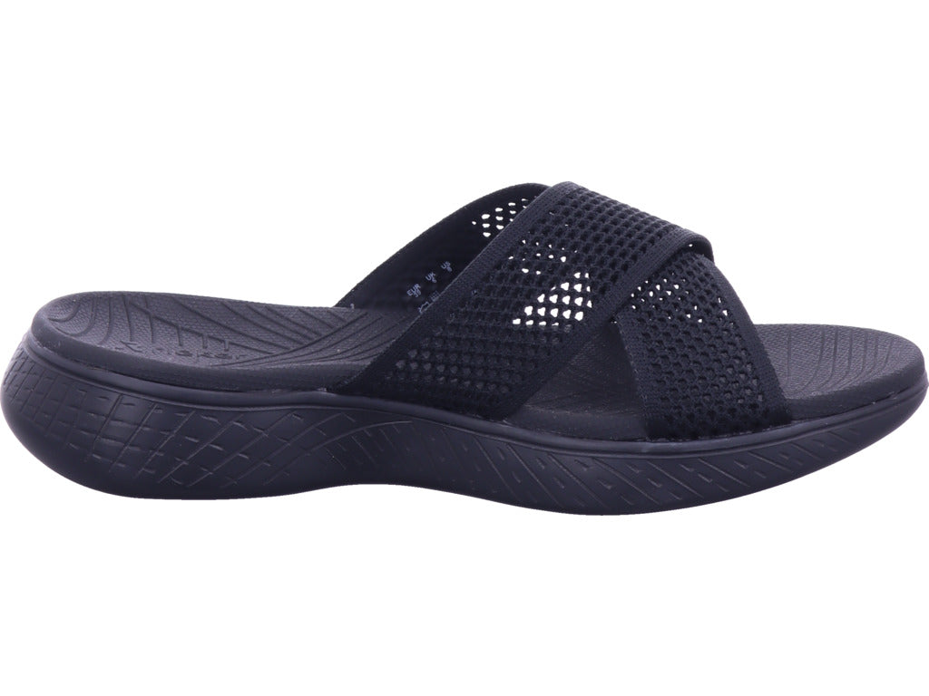 Rieker Damen Pantolette Fsk Damen Sandalen in schwarz