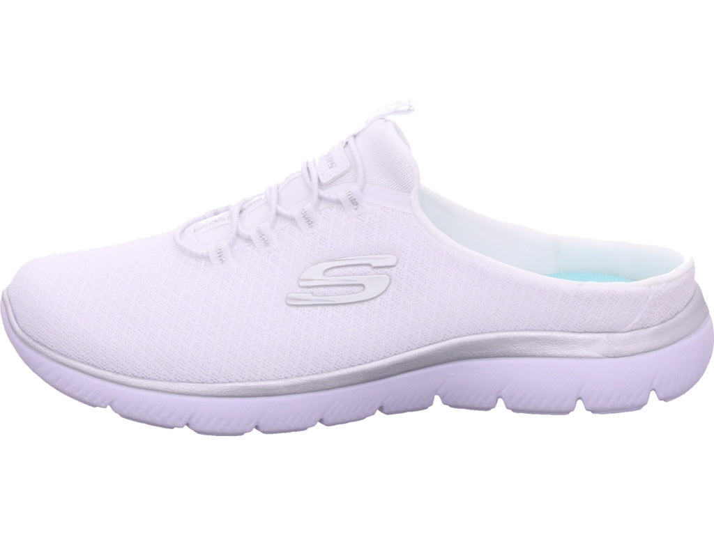 SKECHERS Damen Sabot Mesh Open Back W/ Memory Faom in weiß