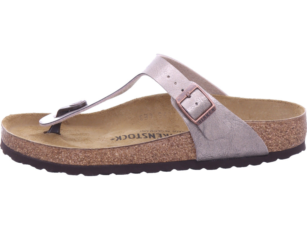 Dámské boty Birkenstock Gizeh Birko-Flor v béžové barvě