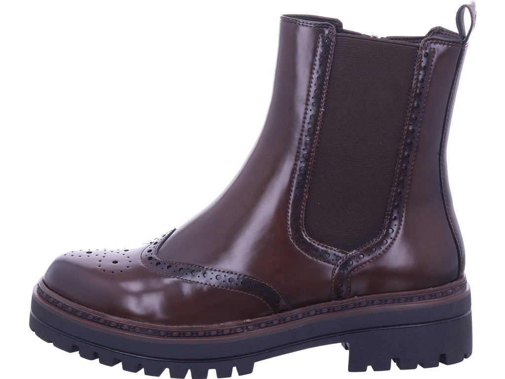 Dámské kalhotové kozačky Tamaris M2546345 v hnědé barvě