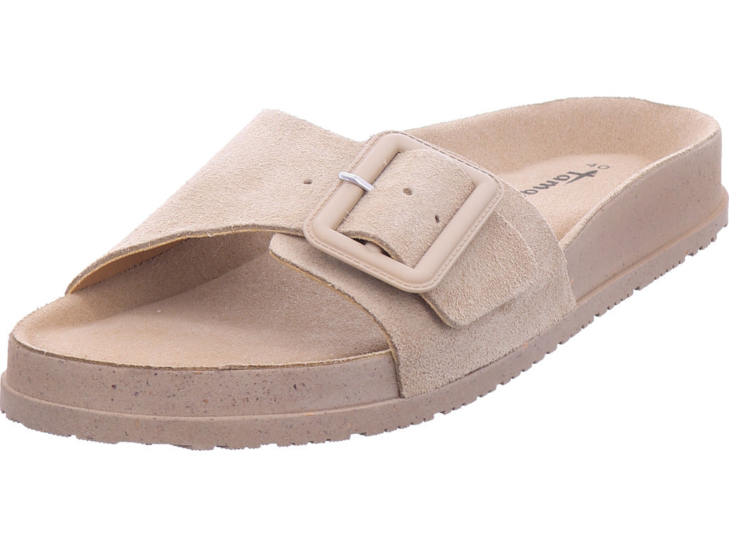 Tamaris Damen Pantolette  in beige