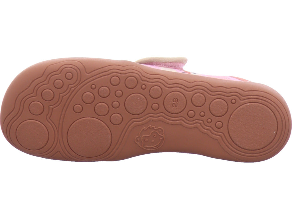 Affenzahn Mädchen  Hausschuh Baumwolle Movy Reh in frei