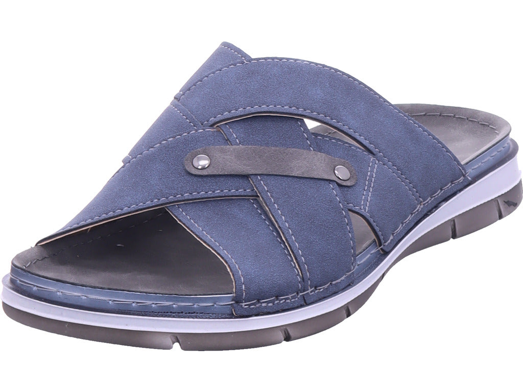 inblu Herren Pantoffel  in blau