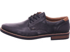 Rieker men's low shoe in black